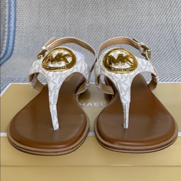 MICHAEL KORS AUBREY CHARM THONG MINI MO LOGO PVC - Picture 10 of 16